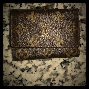 Vintage Louis Vuitton wallet with change purse.